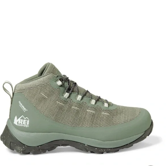 NWT REI Co-op Flash Hiking Boots Women's Dusty Olive/Gray - Picture 2 of 7